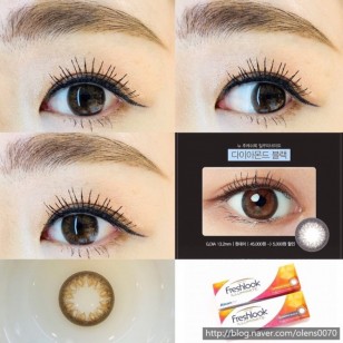 Freshlook illuminate Diamond Black 曜目黑